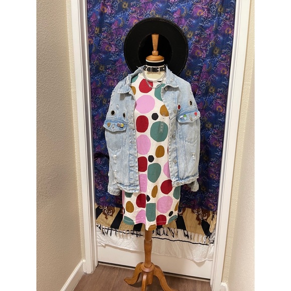 🌈 Lovely colorful polka dot dress - Picture 10 of 11